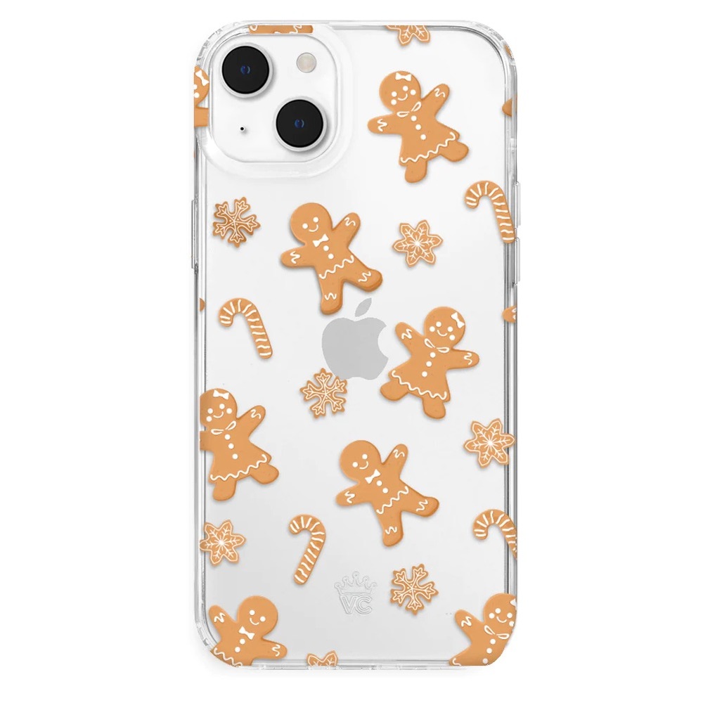 Gingerbread Holiday Velvet Cavier Phone Case iPhone 14 Plus MAGSAFE COMPATIBLE